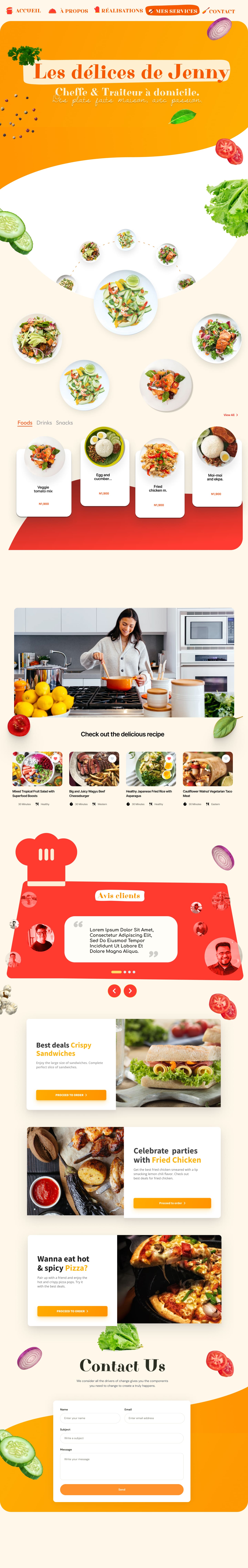 maquette de site manifeste pour studio parfum